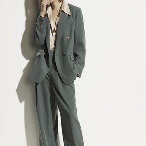 Vince Oversized Double Breasted Blazer